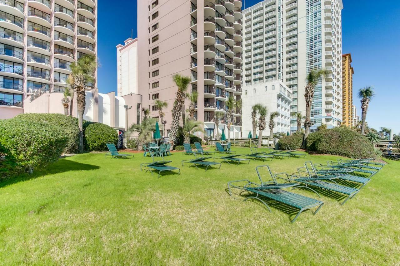 Oceanfront Condo W Balcony Myrtle Beach Bagian luar foto