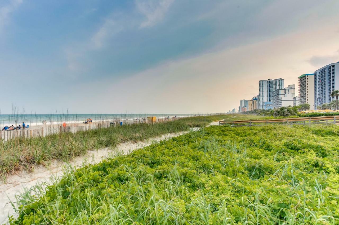 Oceanfront Condo W Balcony Myrtle Beach Bagian luar foto
