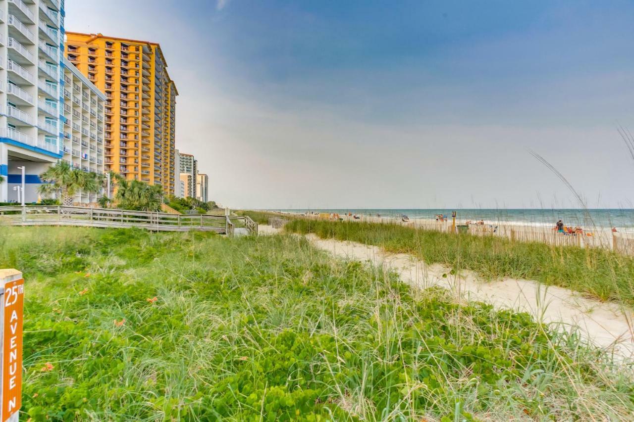 Oceanfront Condo W Balcony Myrtle Beach Bagian luar foto