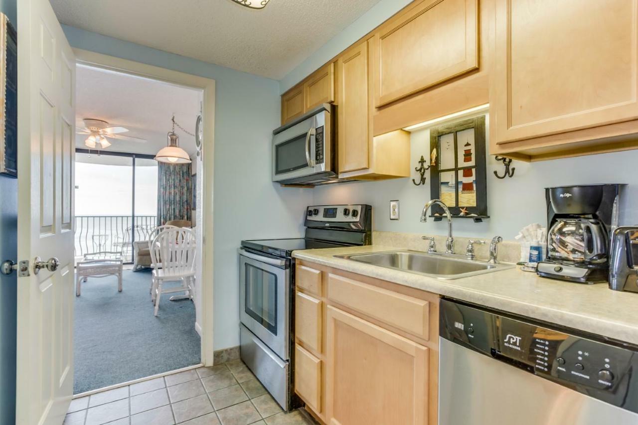 Oceanfront Condo W Balcony Myrtle Beach Bagian luar foto